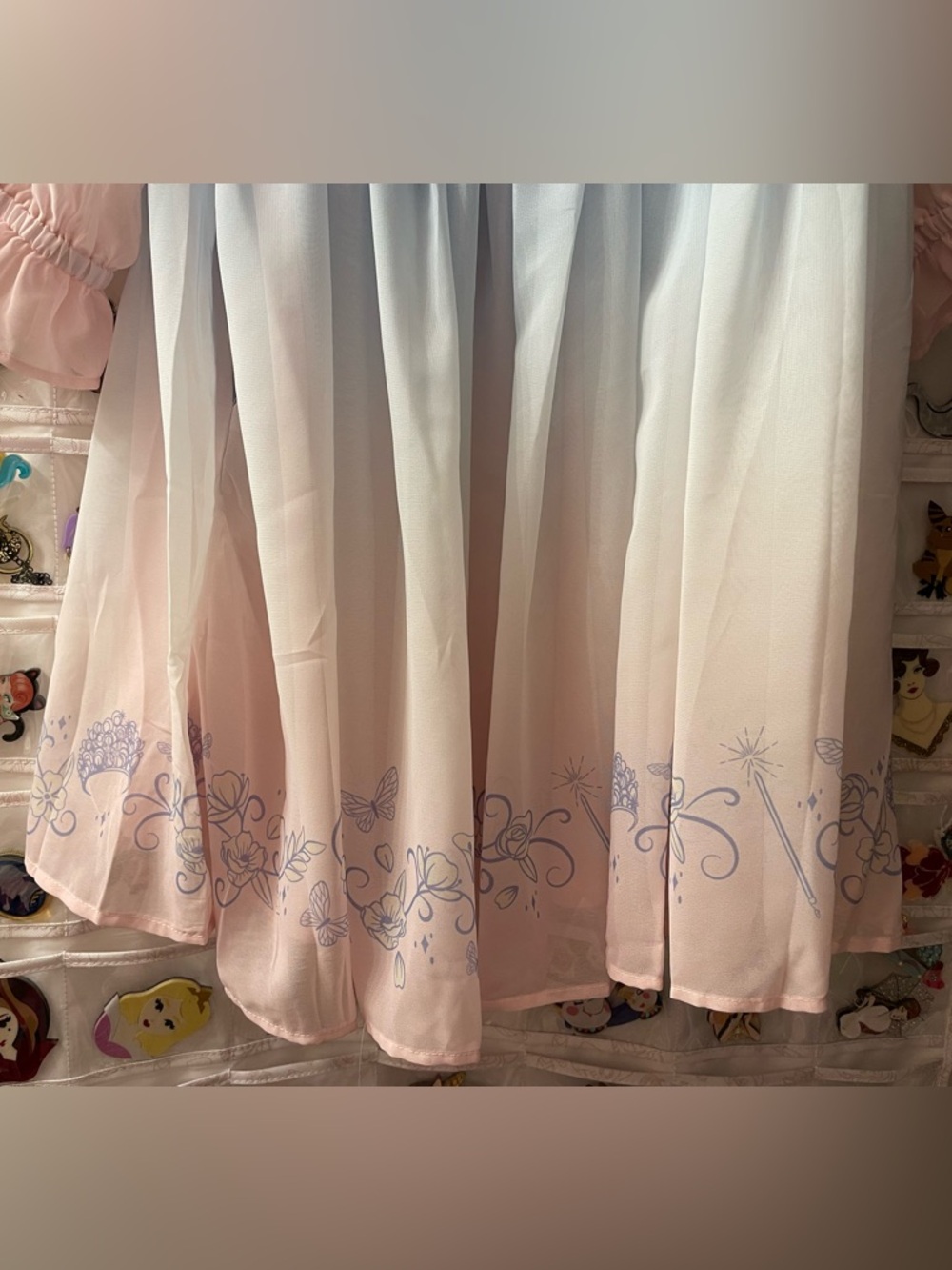 NWOT Wicked Glinda Blue Ombré Dress - BoxLunch Exclusive - Picture 11 of 15